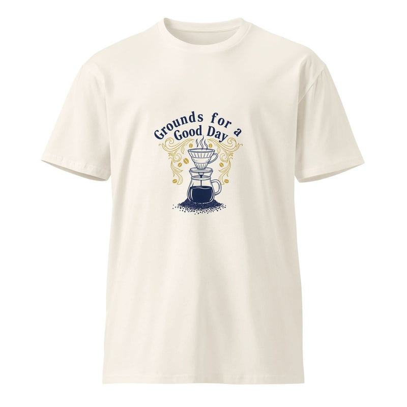 Grounds for a Good Day | Flavorful Bliss Unisex Premium T-Shirt - Flavorful Bliss Coffee Company