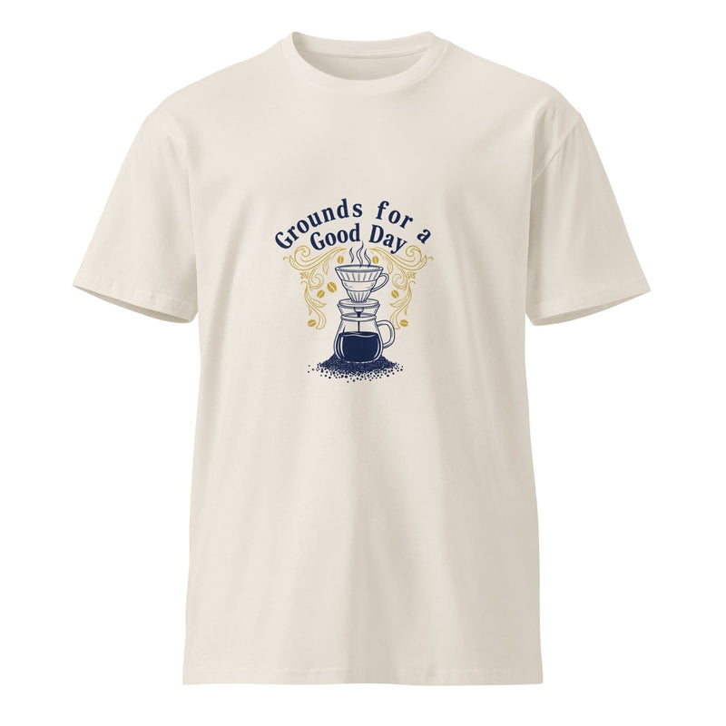Grounds for a Good Day | Flavorful Bliss Unisex Premium T-Shirt - Flavorful Bliss Coffee Company
