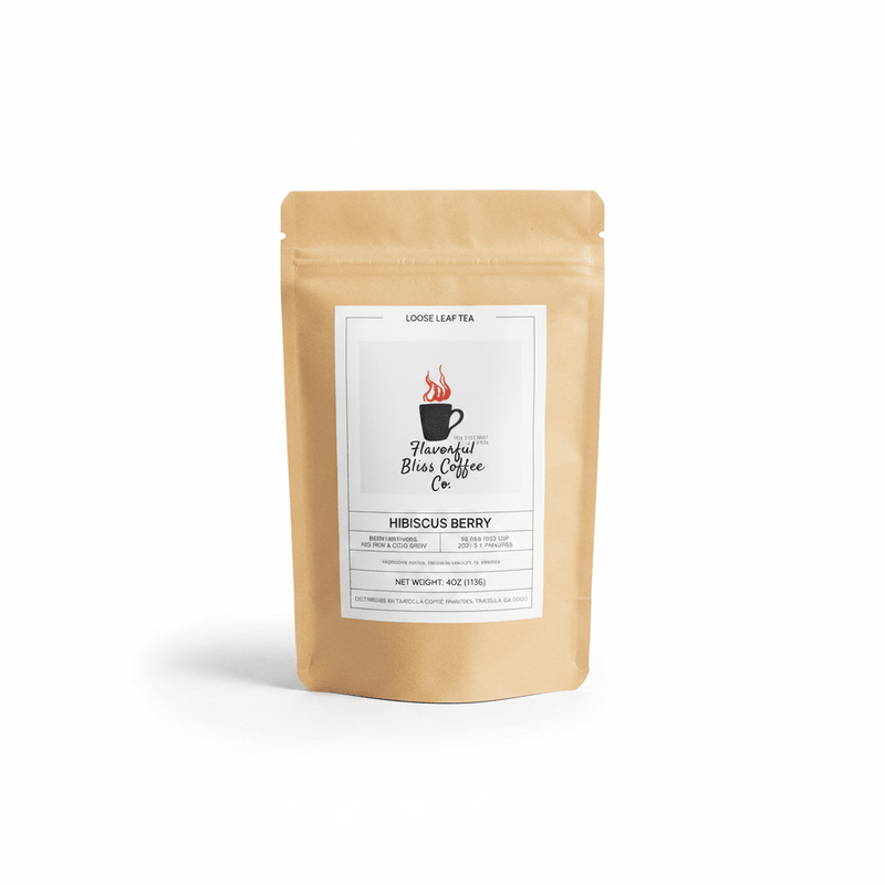 Hibiscus Berry Loose Leaf Tea - Flavorful Bliss Coffee Company