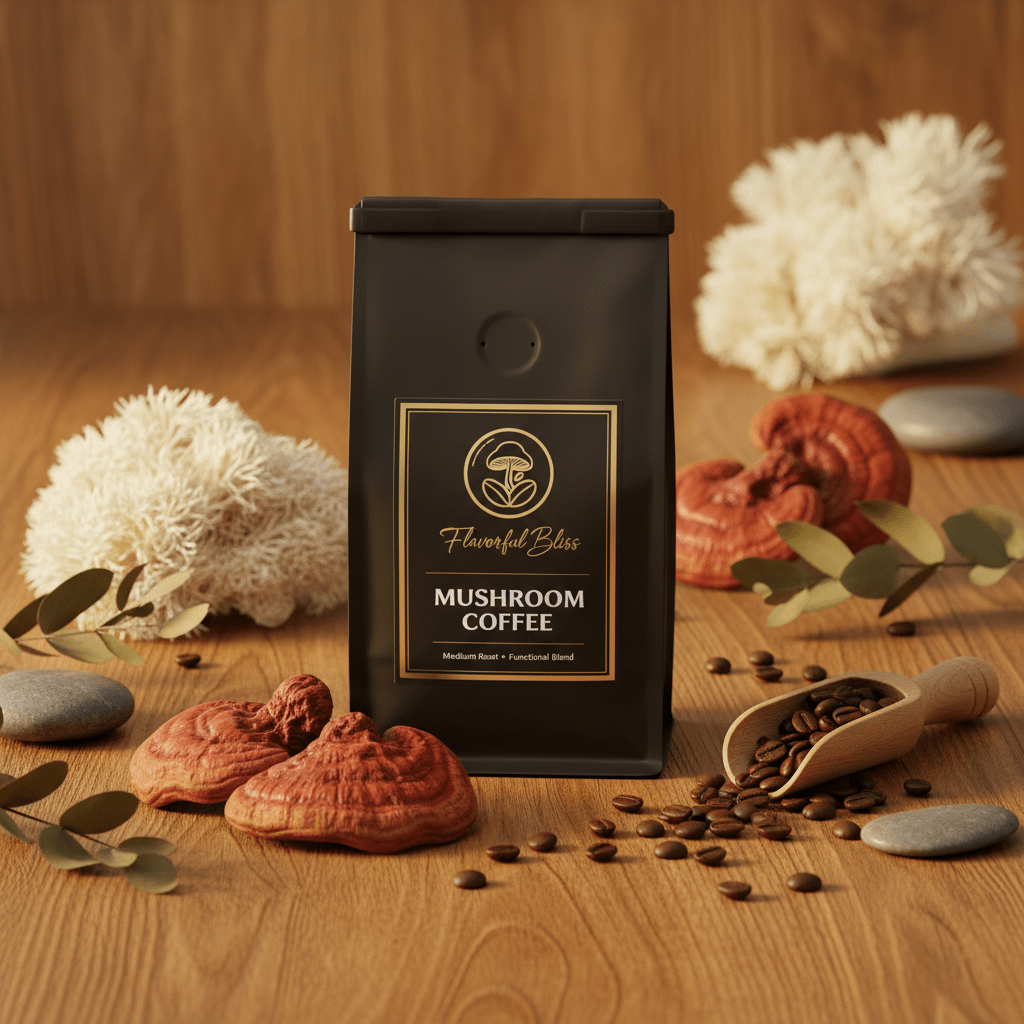 Instant Coffee with Mushroom Blend - Flavorful Bliss Coffee Company