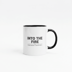 Into the Fire — Firefighter Coffee Mug | Black or Red Inside & Handle - Flavorful Bliss Coffee Company