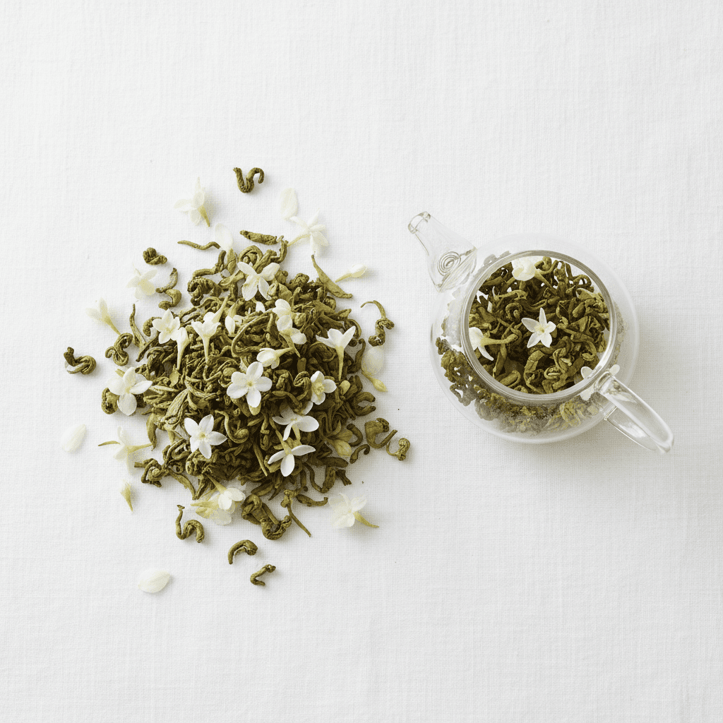 Jasmine Green Loose Leaf Tea - Flavorful Bliss Coffee Company