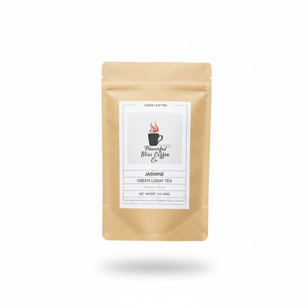 Jasmine Green Loose Leaf Tea - Flavorful Bliss Coffee Company