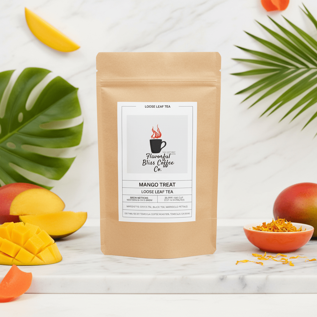 Mango Treat Loose Leaf Tea - Flavorful Bliss Coffee Company