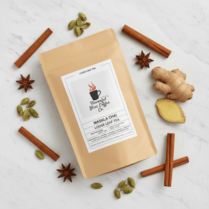 Masala Chai Loose Leaf Tea - Flavorful Bliss Coffee Company