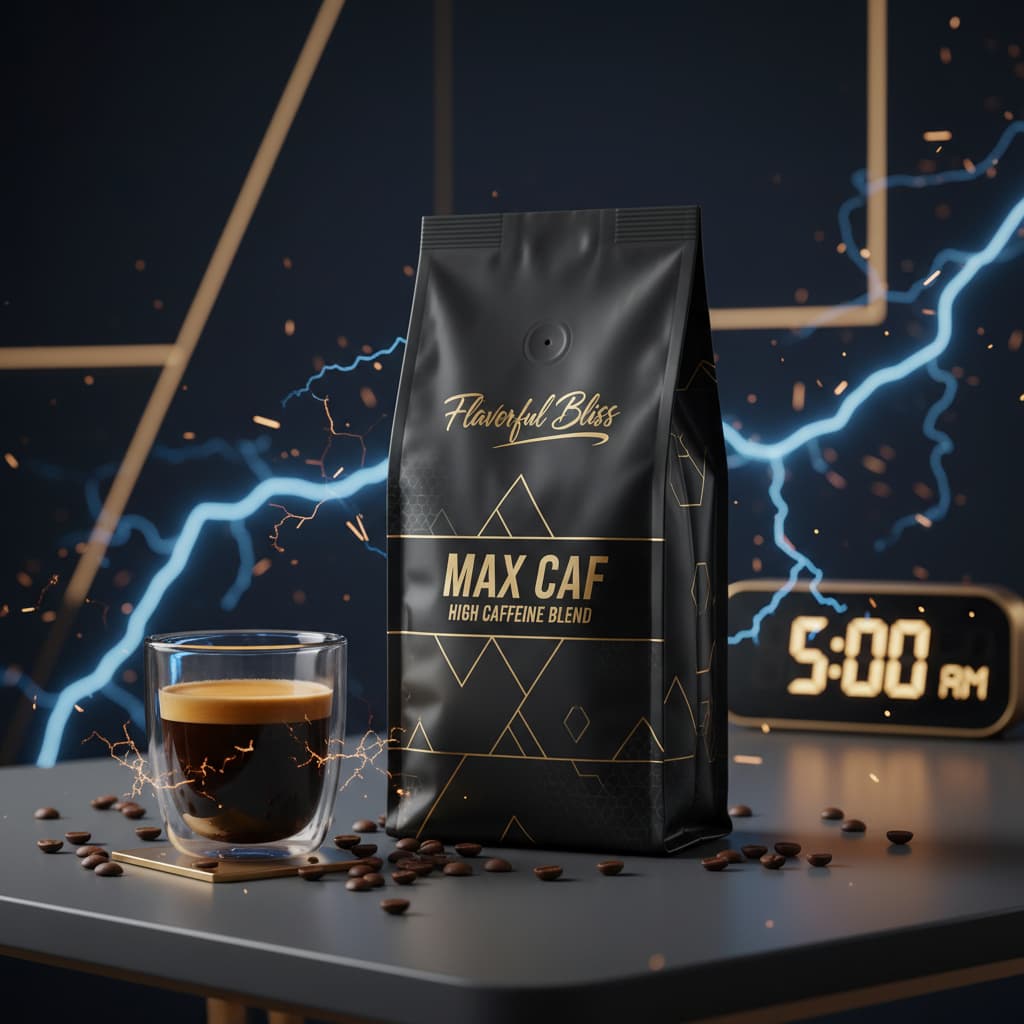 Max Caf High Caffeine Blend - Flavorful Bliss Coffee Company