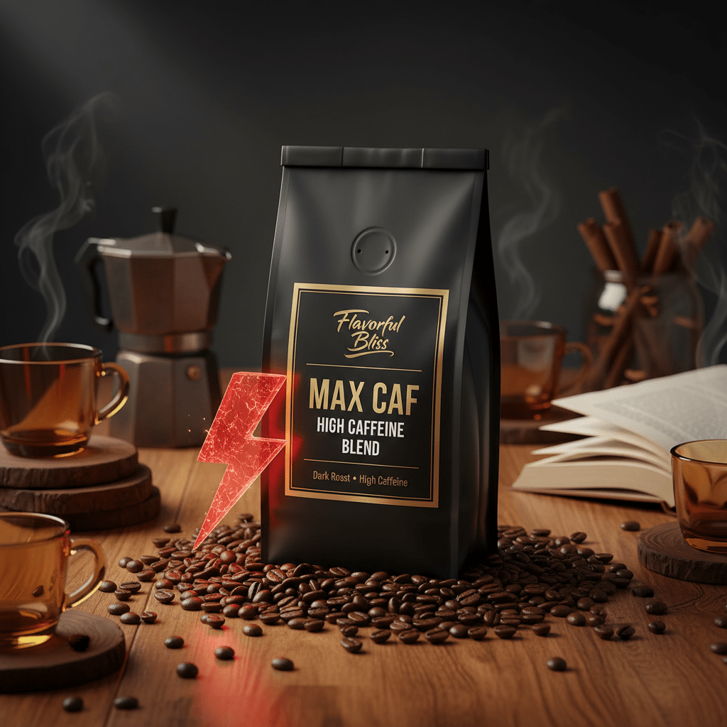 Max Caf High Caffeine Blend - Flavorful Bliss Coffee Company