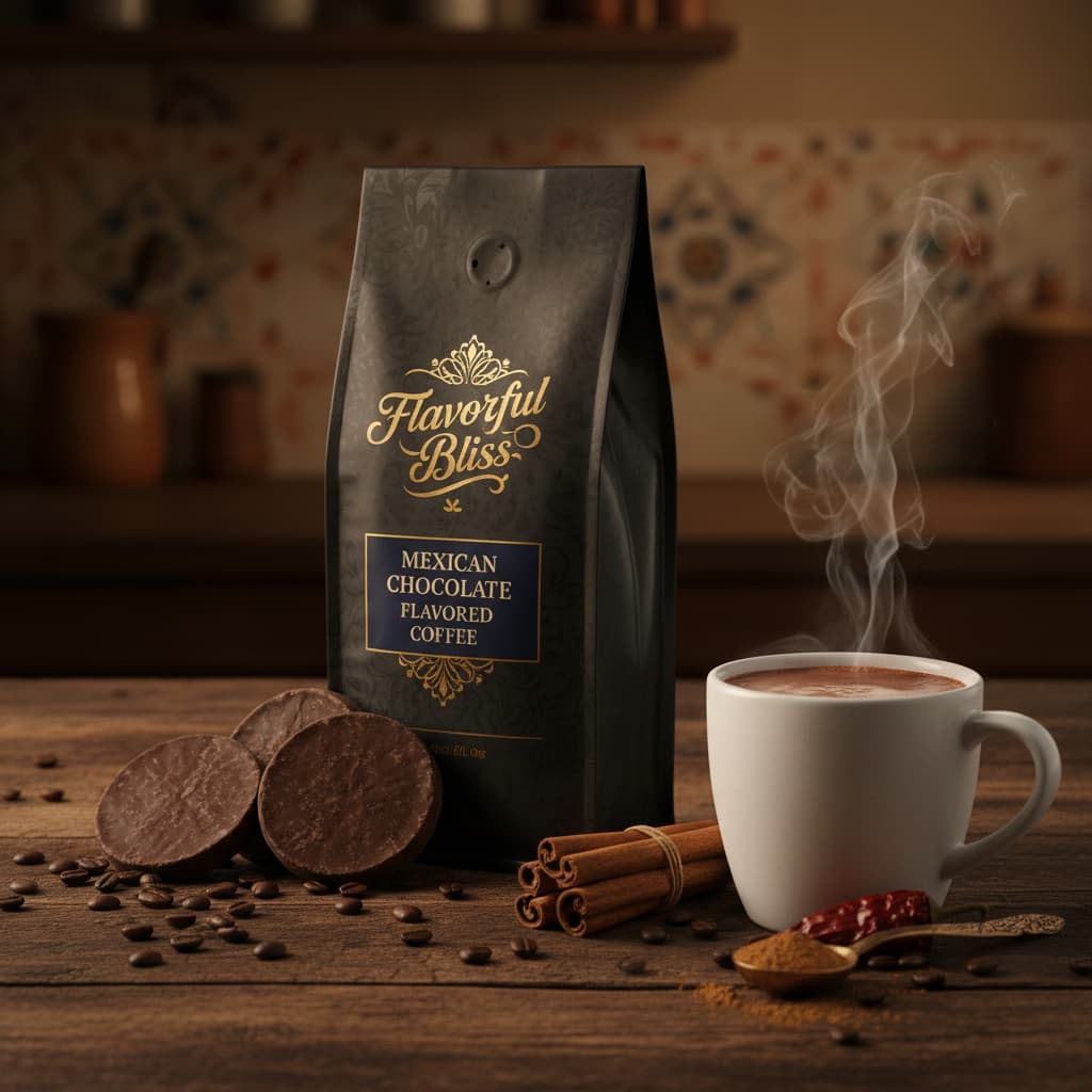 Mexican Chocolate Flavored Coffee - Flavorful Bliss Coffee Company