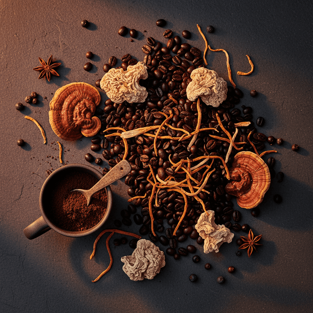 Mushroom Coffee — Dark Roast - Flavorful Bliss Coffee Company