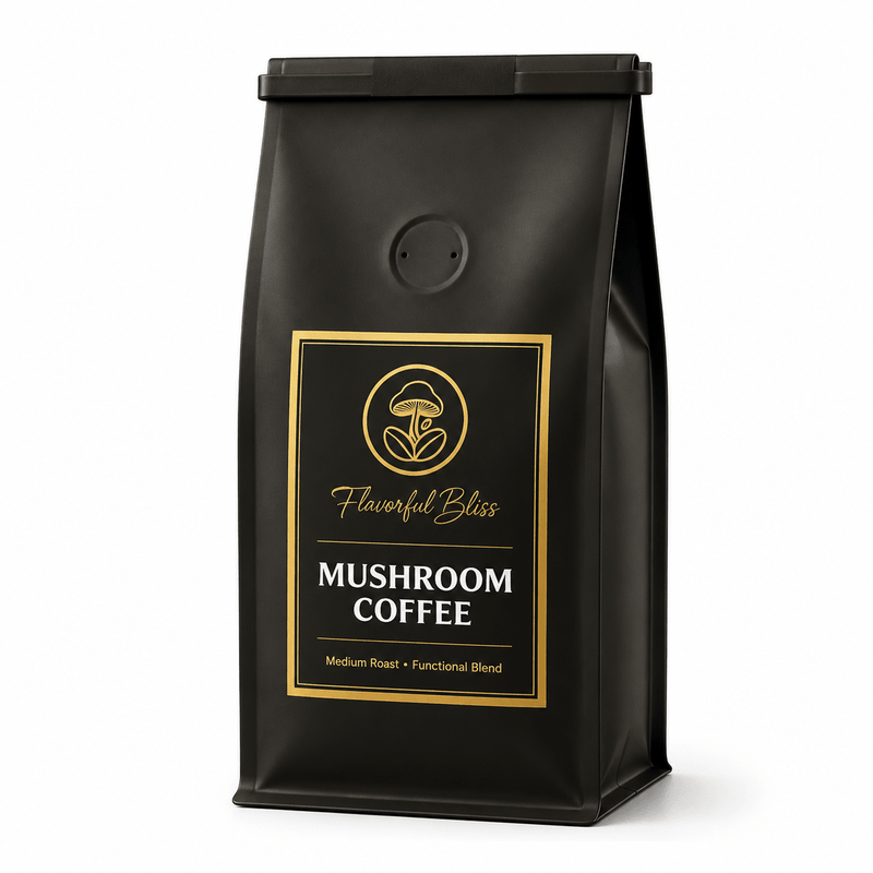 Mushroom Coffee — Medium Roast - Flavorful Bliss Coffee Company