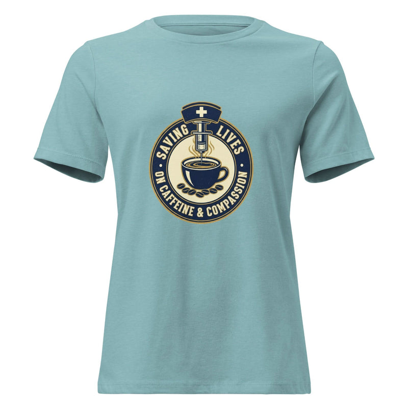 Nurse Everyday Hero Unisex T-Shirt – Saving Lives on Caffeine & Compassion - Flavorful Bliss Coffee Company