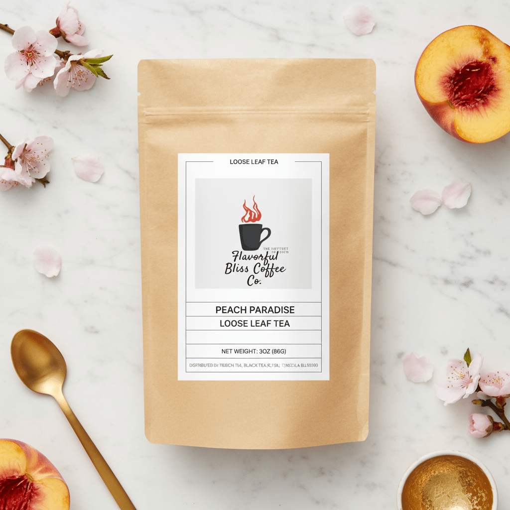 Peach Paradise Loose Leaf Tea - Flavorful Bliss Coffee Company