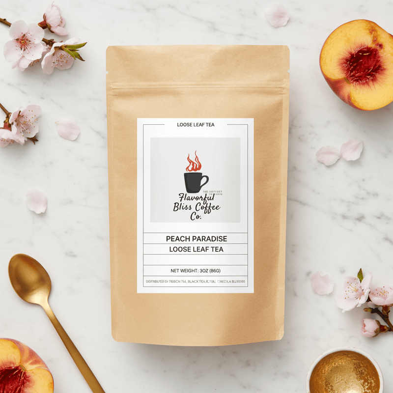 Peach Paradise Loose Leaf Tea - Flavorful Bliss Coffee Company