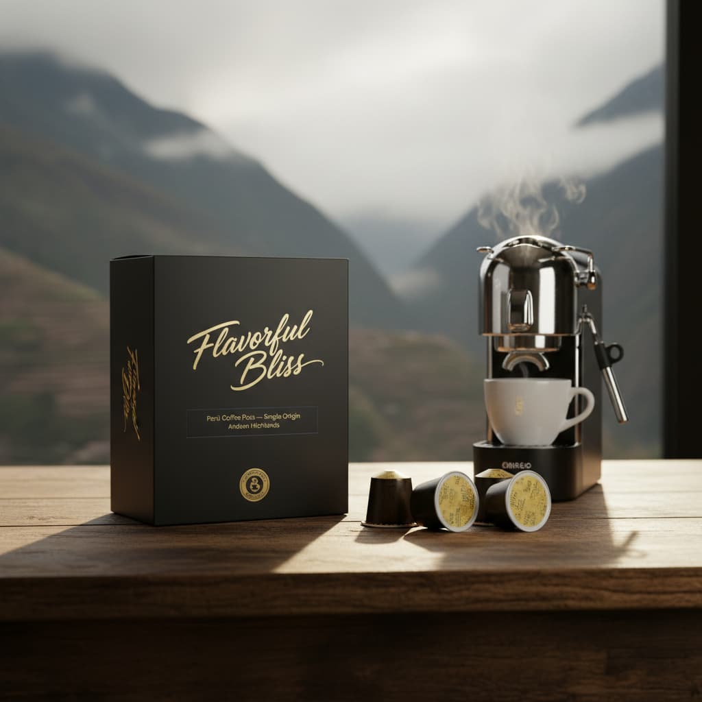 Peru Coffee Pods — Single Origin Andean Highlands - Flavorful Bliss Coffee Company