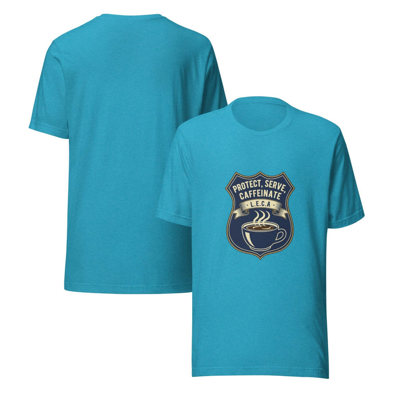 Police Everyday Hero Unisex T-Shirt – Protect, Serve, Caffeinate - Flavorful Bliss Coffee Company
