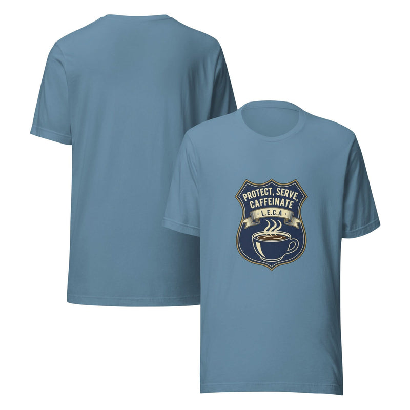 Police Everyday Hero Unisex T-Shirt – Protect, Serve, Caffeinate - Flavorful Bliss Coffee Company