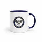 Public Servant Coffee Mug — Government Employee Gift | Navy Inside & Handle - Flavorful Bliss Coffee Company