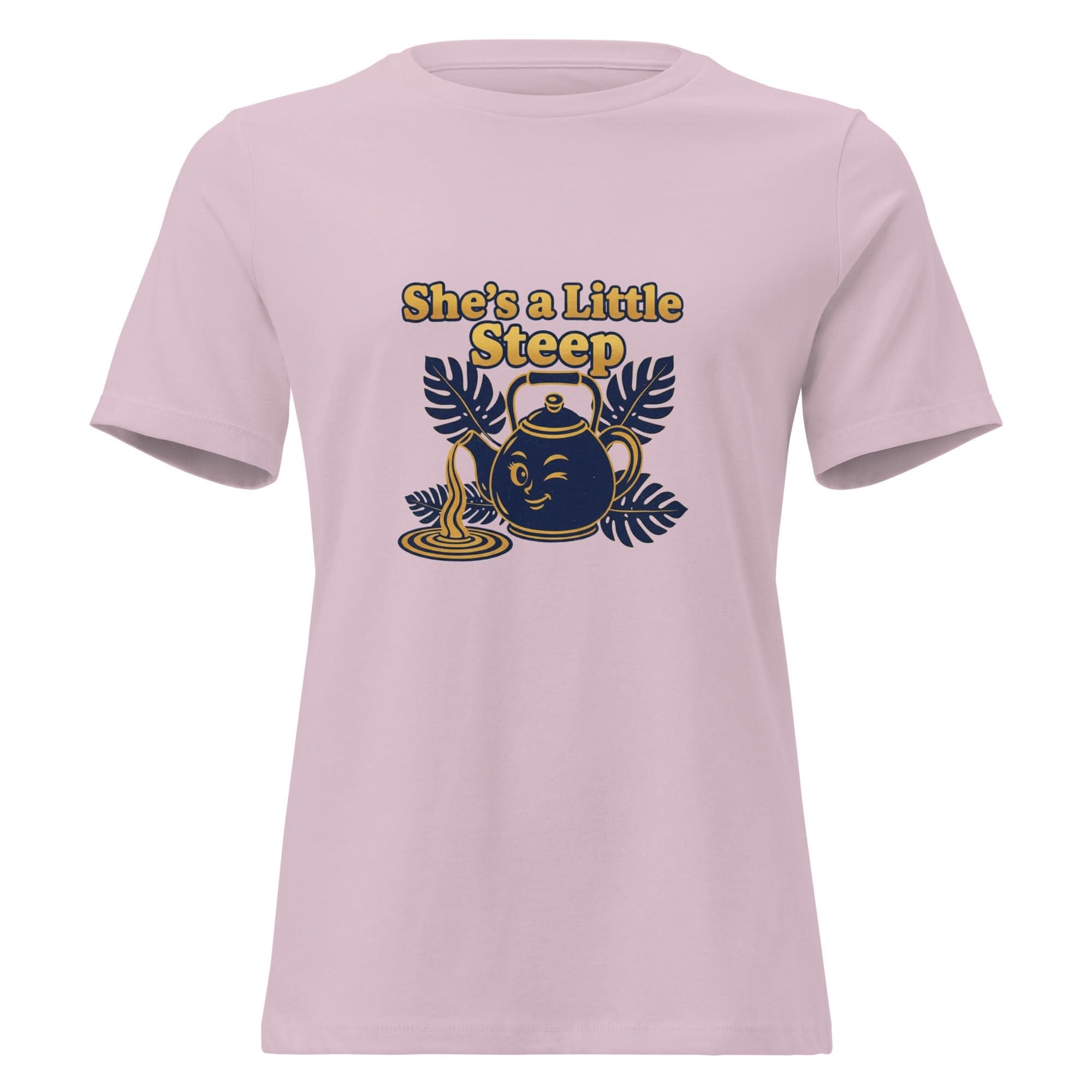 She's a Little Steep Women's Relaxed T-Shirt - Flavorful Bliss Coffee Company
