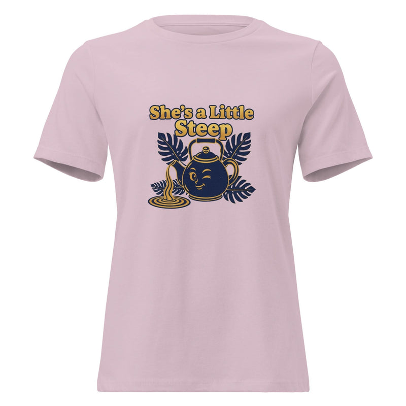She's a Little Steep Women's Relaxed T-Shirt - Flavorful Bliss Coffee Company