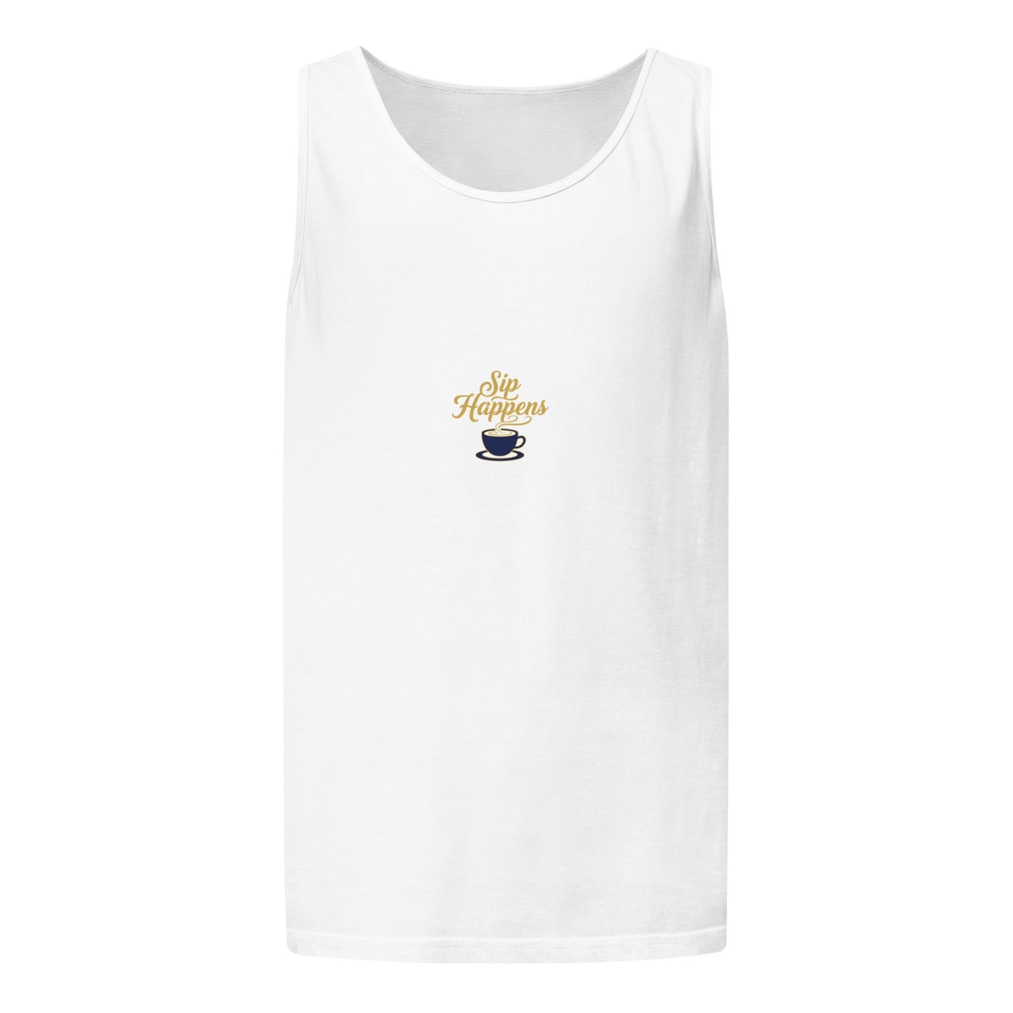 Sip Happens. | Flavorful Bliss Men's Tank Top - Flavorful Bliss Coffee Company