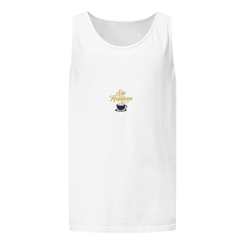 Sip Happens. | Flavorful Bliss Men's Tank Top - Flavorful Bliss Coffee Company