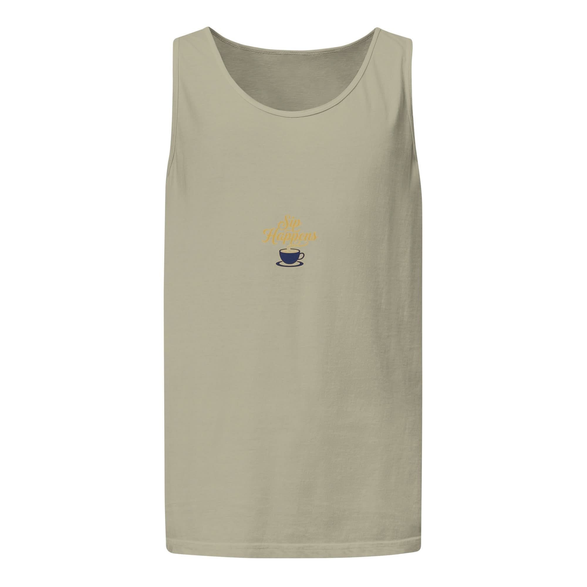 Sip Happens. | Flavorful Bliss Men's Tank Top - Flavorful Bliss Coffee Company