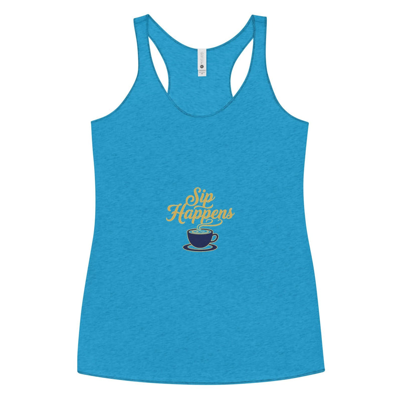 Sip Happens. | Flavorful Bliss Women's Tank Top - Flavorful Bliss Coffee Company