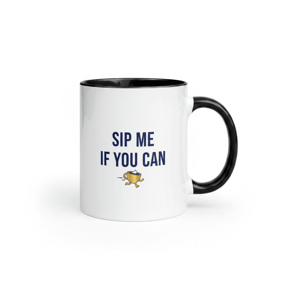 Sip Happens Mug with Color Inside - Flavorful Bliss Coffee Company