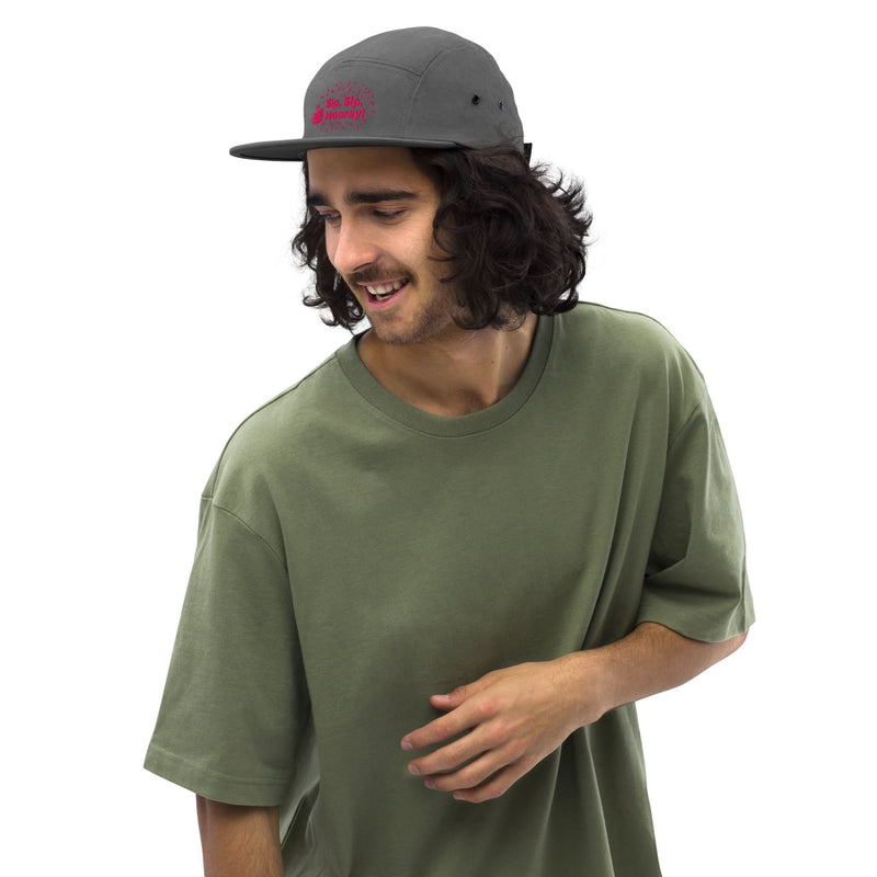 Sip, Sip, Hooray! Five Panel Cap - Flavorful Bliss Coffee Company