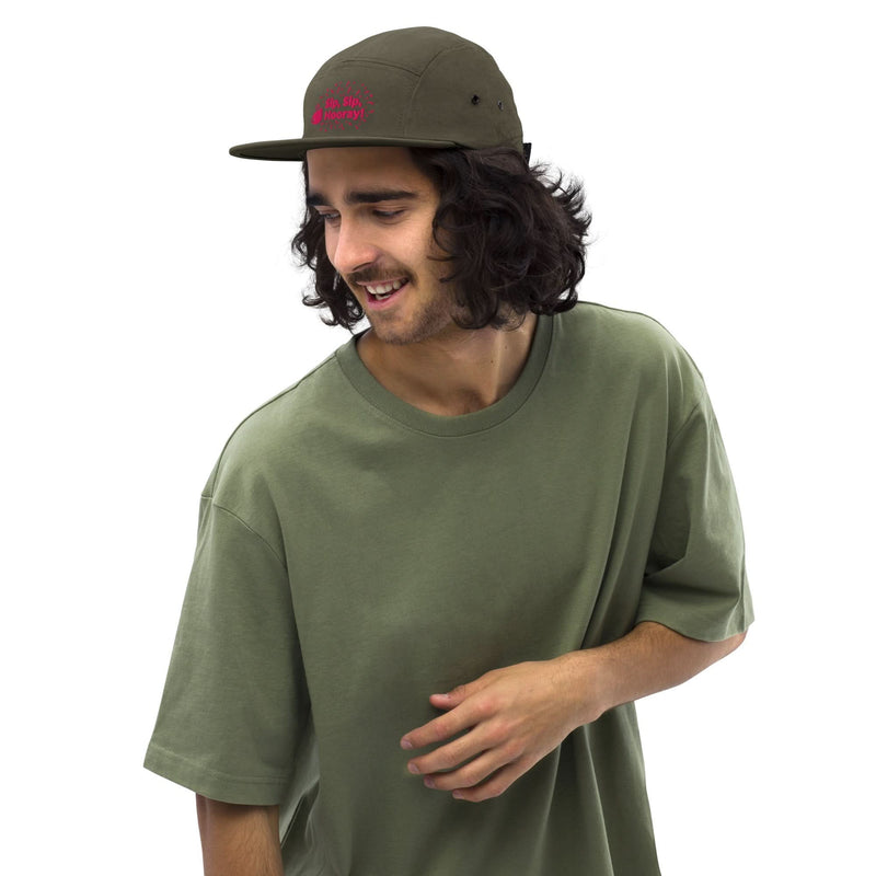 Sip, Sip, Hooray! Five Panel Cap - Flavorful Bliss Coffee Company