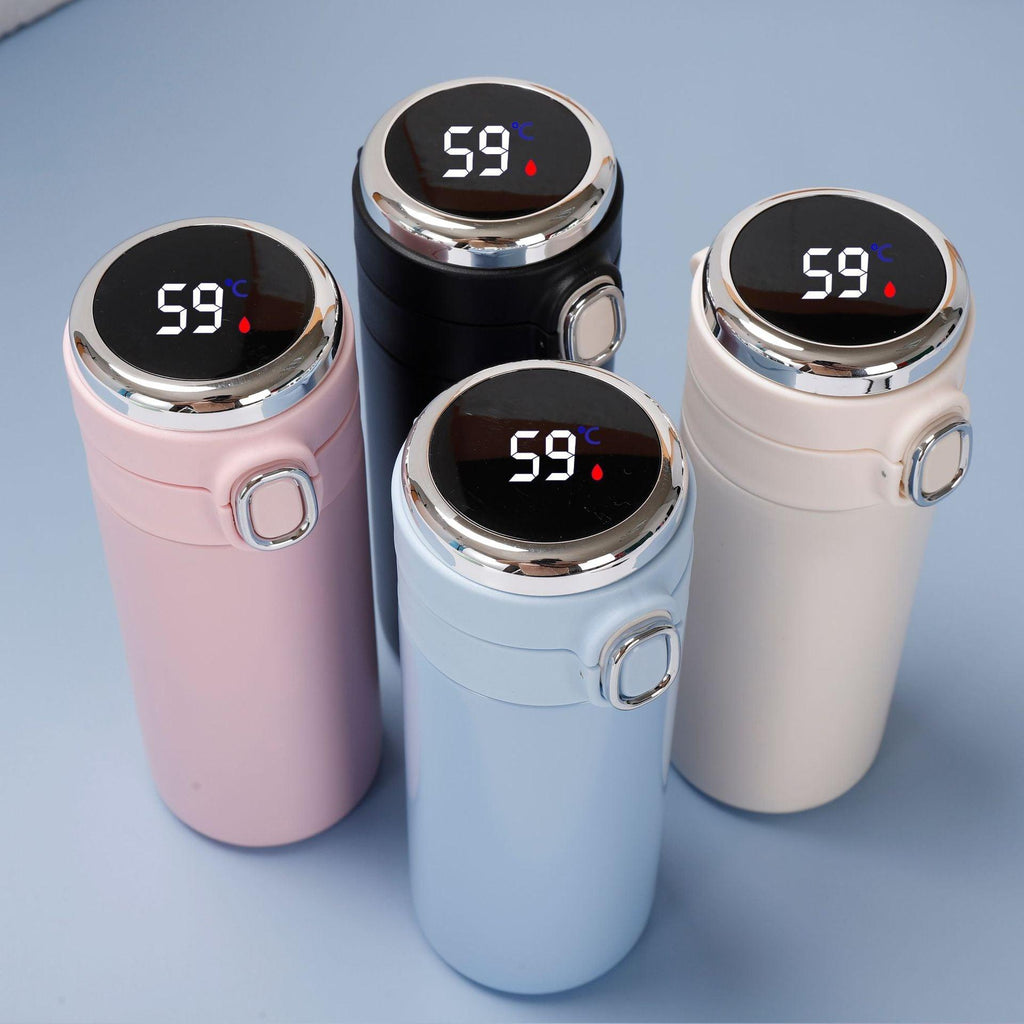 Smart Thermos Mug with LED Temperature Display – Stainless Steel Travel Cup