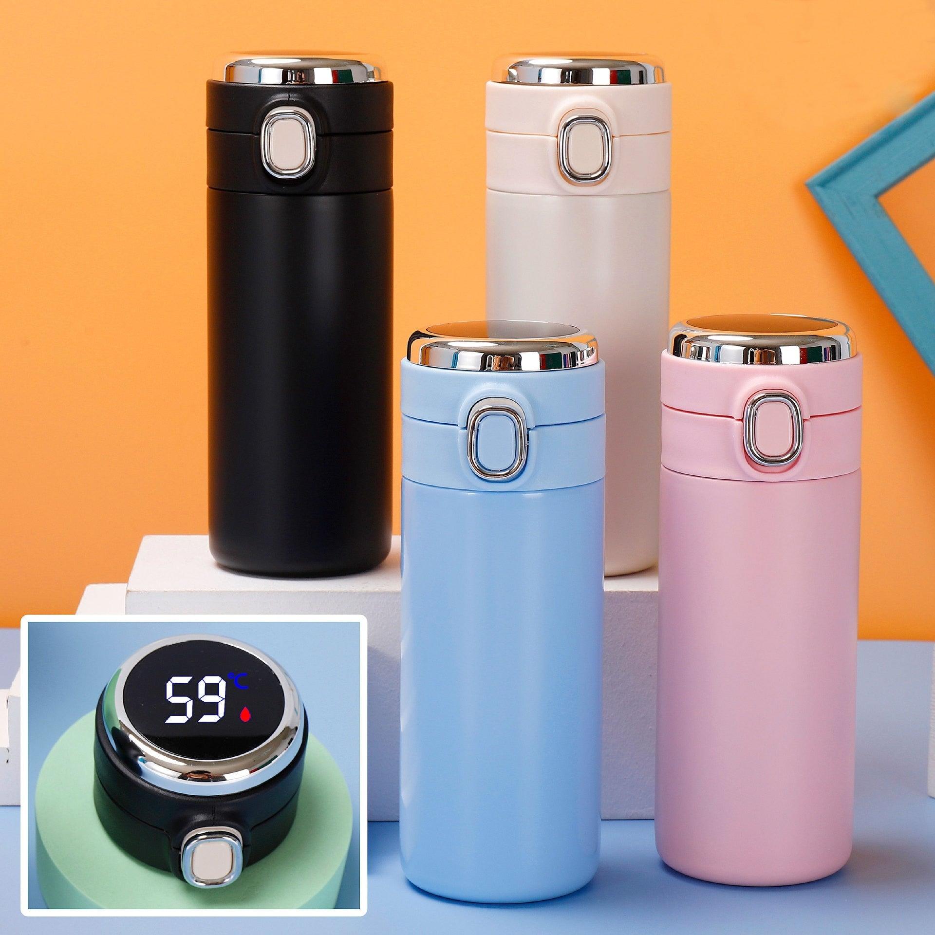 Smart Thermos Mug with LED Temperature Display – Stainless Steel Travel Cup