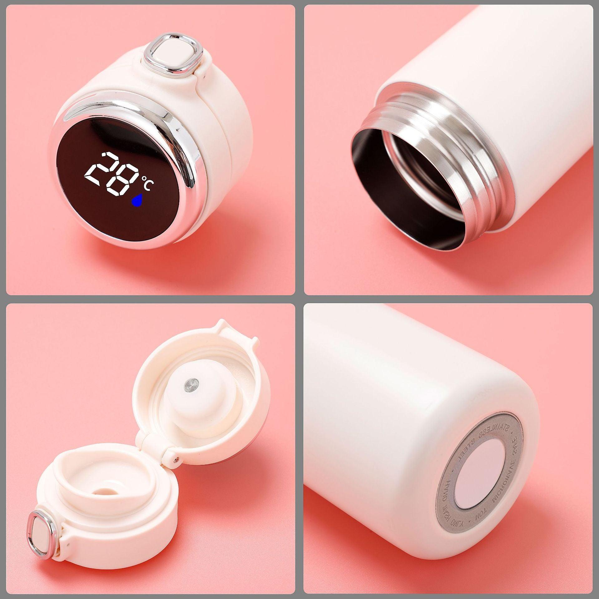 Smart Thermos Mug with LED Temperature Display – Stainless Steel Travel Cup