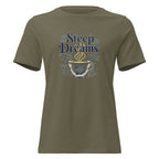 Steep Dreams Women's Relaxed T-Shirt - Flavorful Bliss Coffee Company