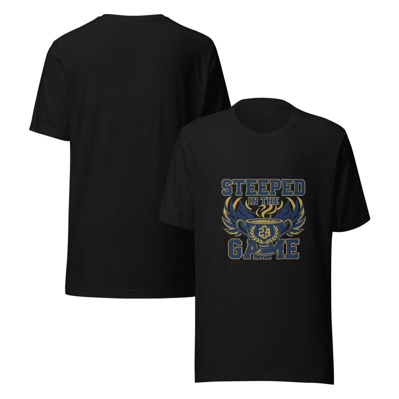 Steeped in the Game Coffee Tee - Flavorful Bliss Coffee Company
