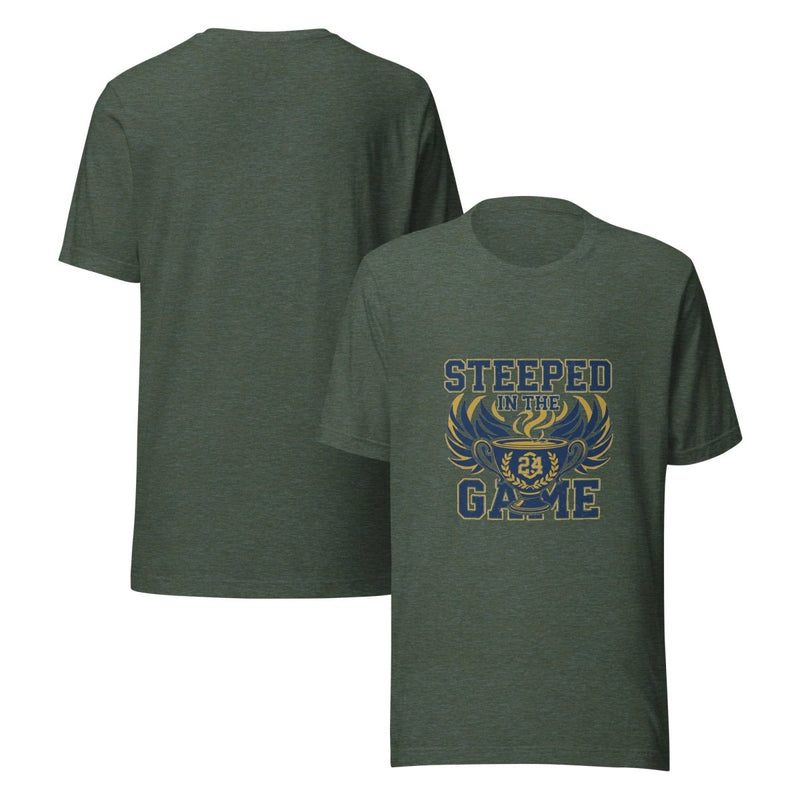 Steeped in the Game Coffee Tee - Flavorful Bliss Coffee Company