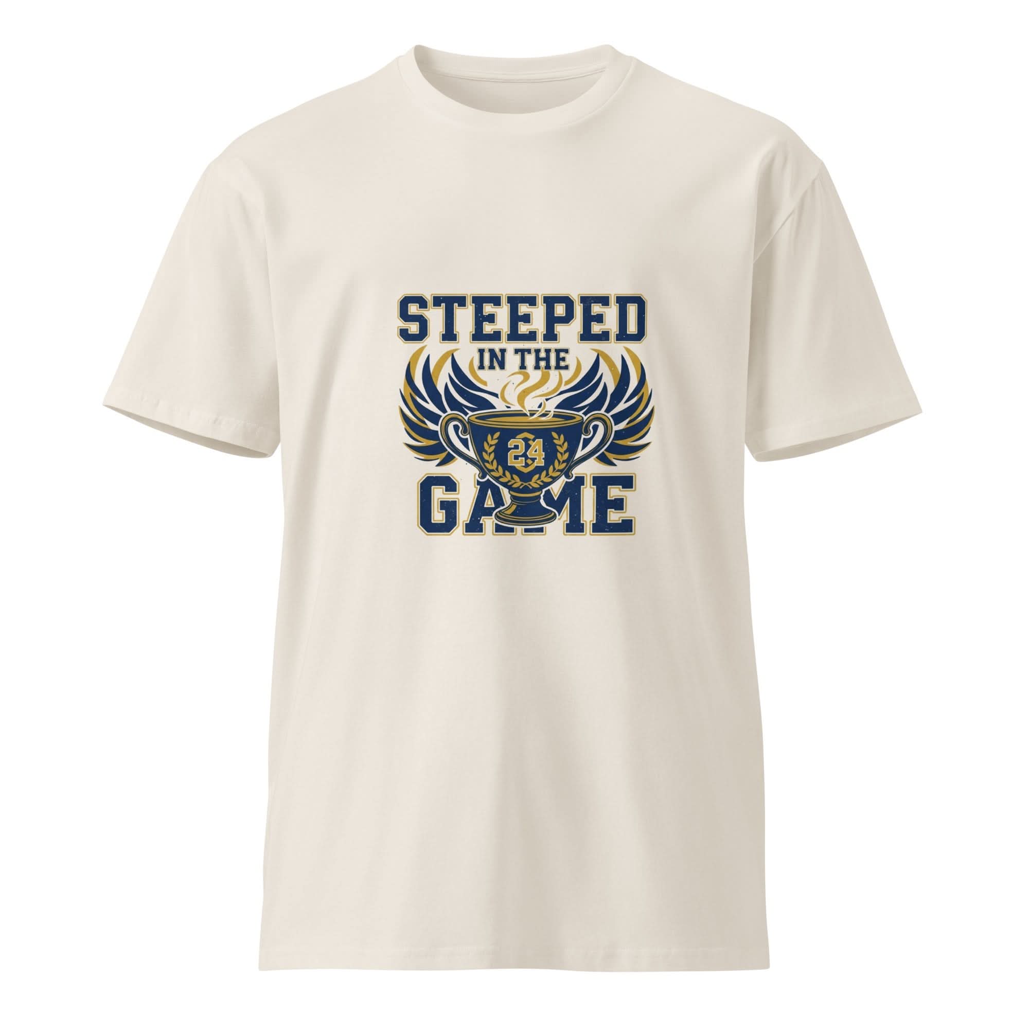 Steeped in the Game Unisex Premium T-Shirt - Flavorful Bliss Coffee Company
