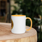 Sworn to Serve — Deputy Sheriff Star Coffee Mug | Gold Inside & Handle - Flavorful Bliss Coffee Company