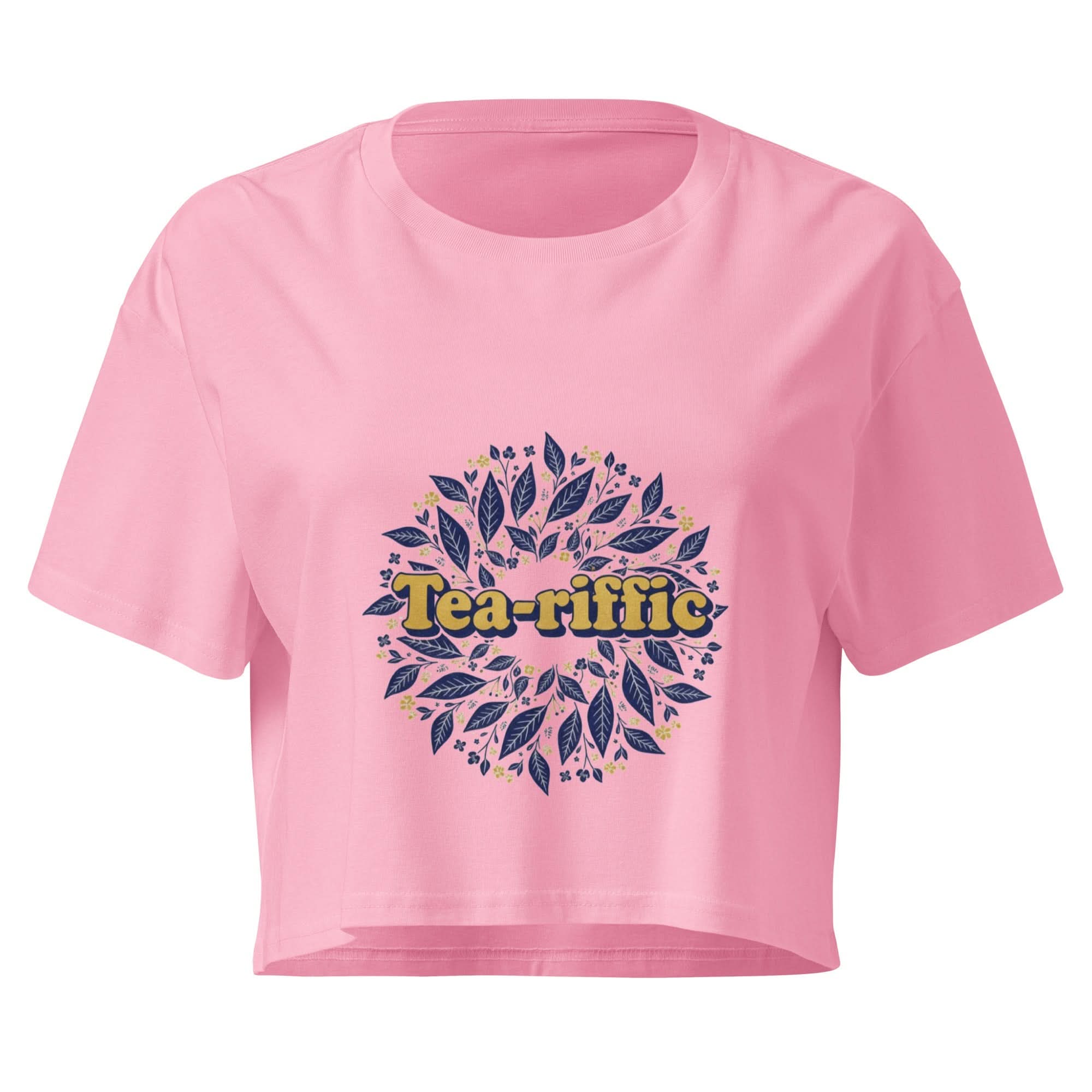 Tea-riffic Women's Crop Top - Flavorful Bliss Coffee Company