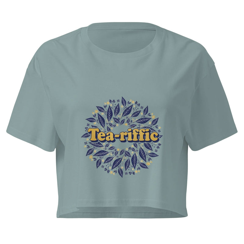 Tea-riffic Women's Crop Top - Flavorful Bliss Coffee Company