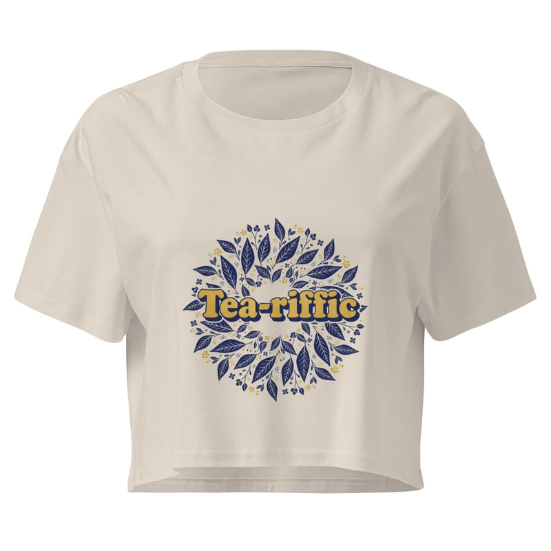 Tea-riffic Women's Crop Top - Flavorful Bliss Coffee Company