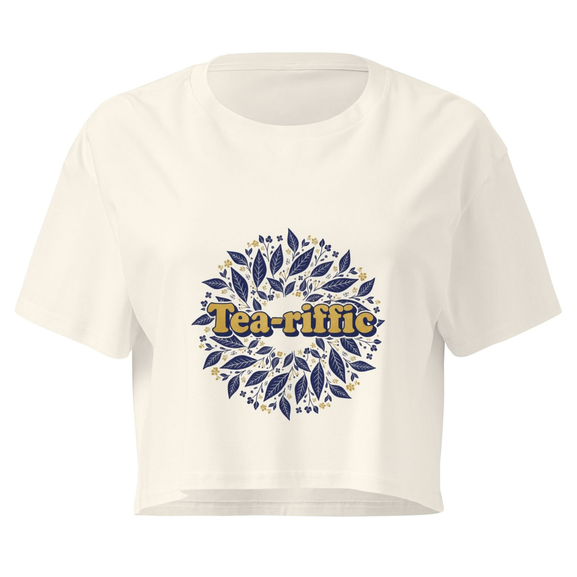 Tea-riffic Women's Crop Top - Flavorful Bliss Coffee Company
