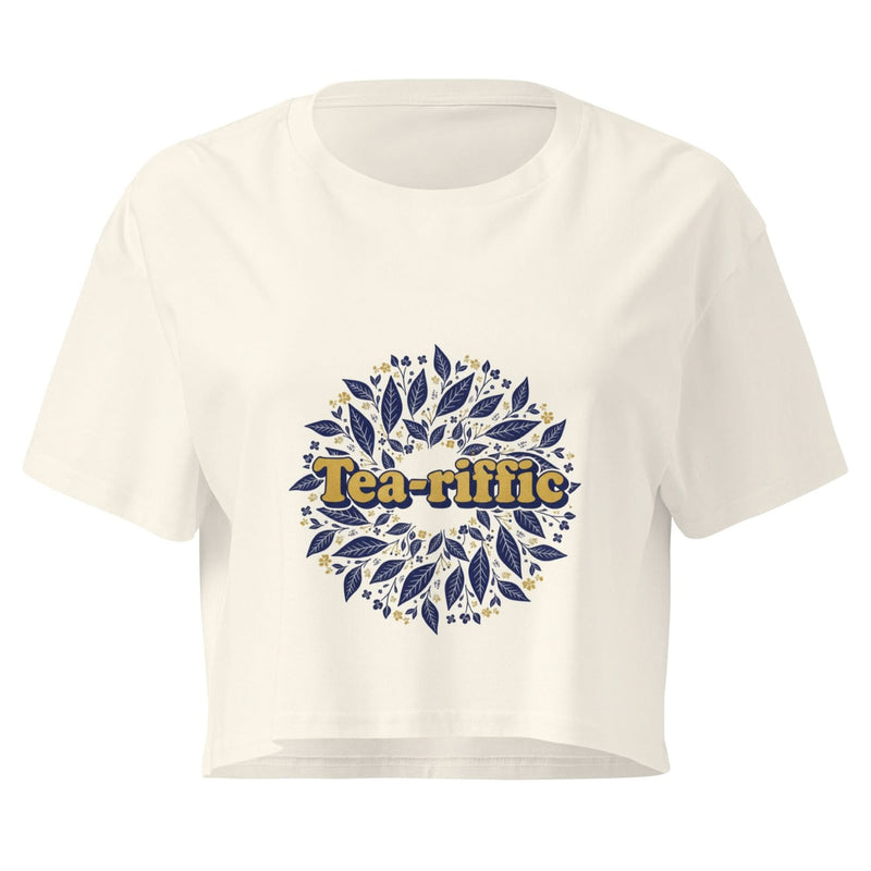 Tea-riffic Women's Crop Top - Flavorful Bliss Coffee Company