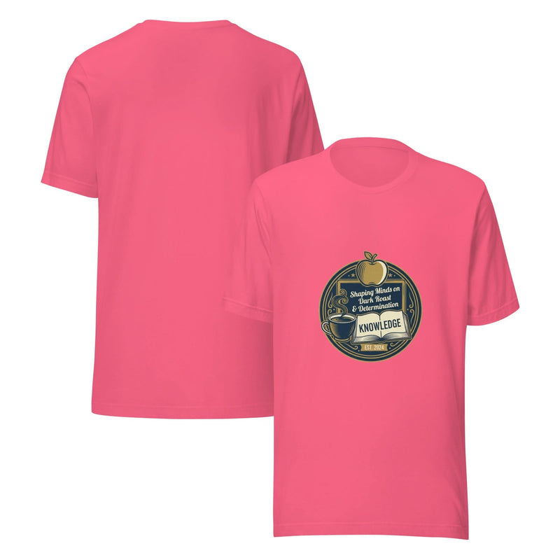 Teacher Everyday Hero Unisex T-Shirt – Shaping Minds on Dark Roast & Determination - Flavorful Bliss Coffee Company