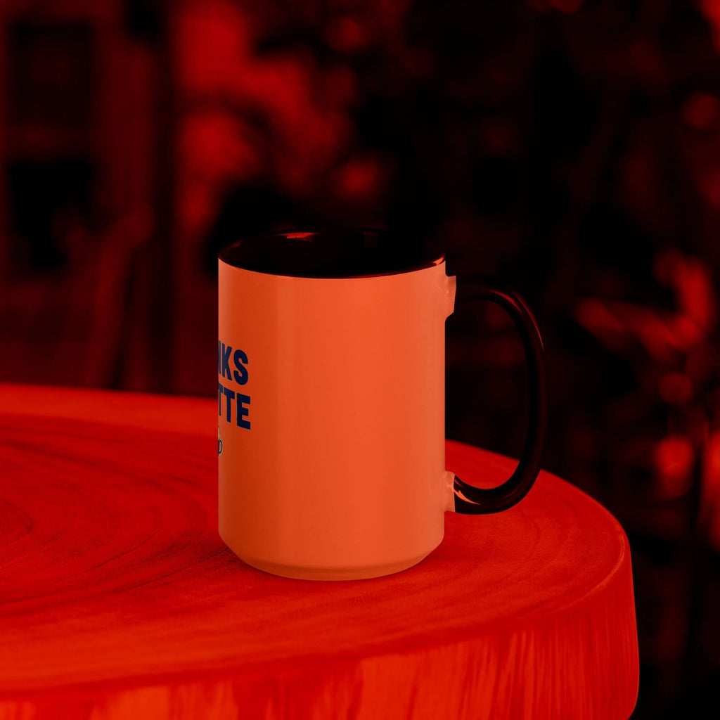 Thanks a Latte Mug with Color Inside - Flavorful Bliss Coffee Company