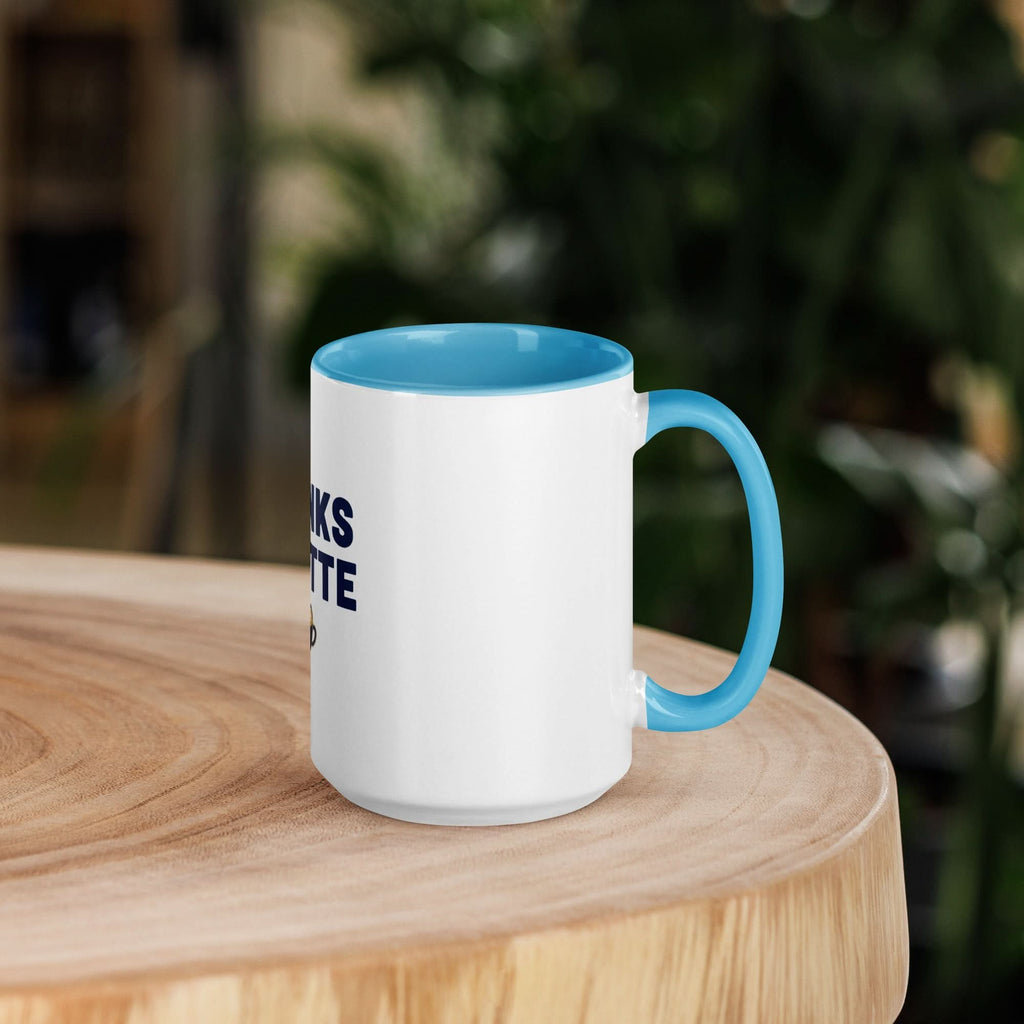 Thanks a Latte Mug with Color Inside - Flavorful Bliss Coffee Company