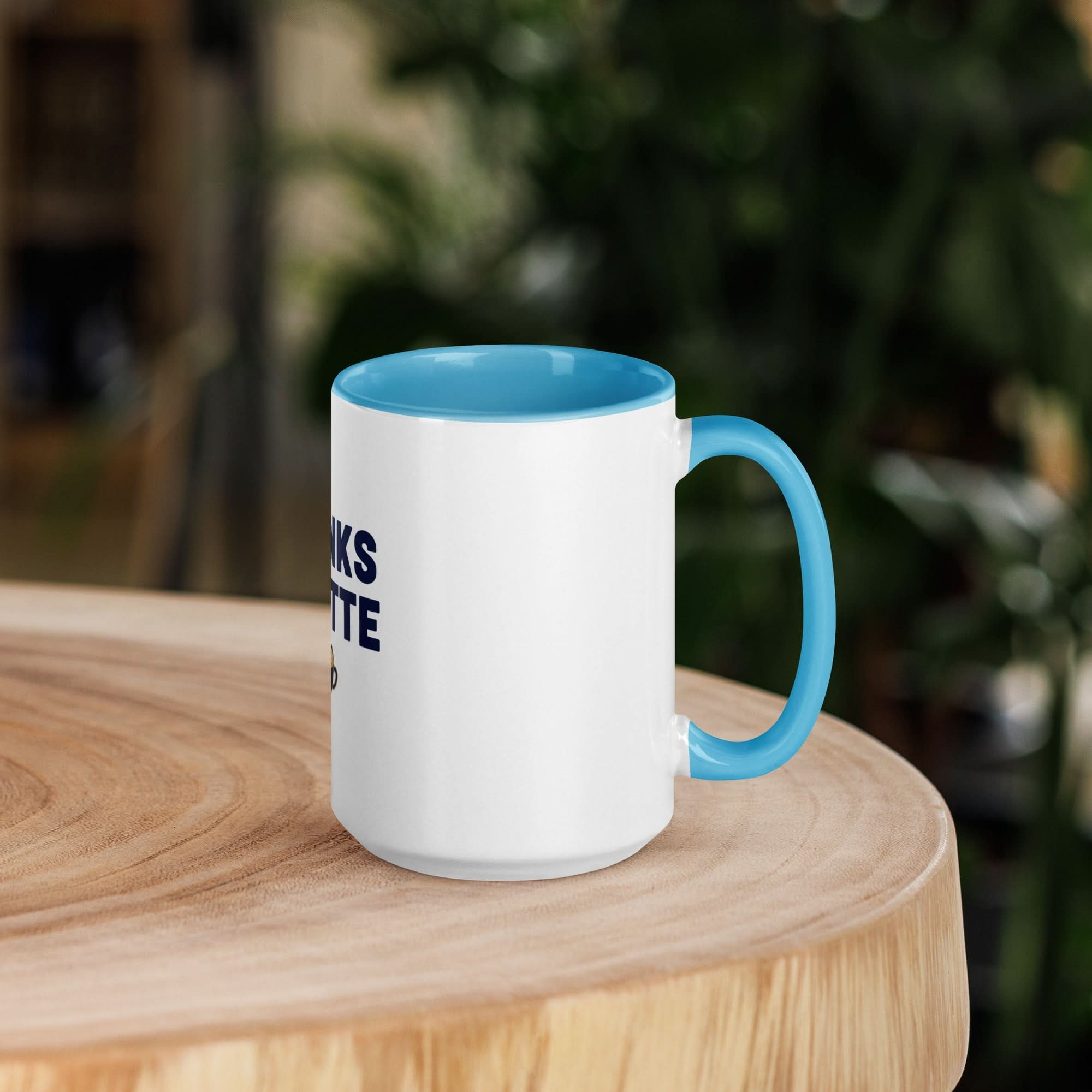 Thanks a Latte Mug with Color Inside - Flavorful Bliss Coffee Company