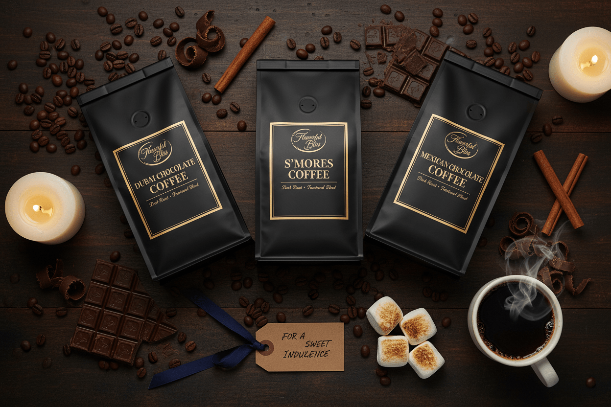 The Chocolate Lover's Coffee Sampler | Flavorful Bliss Coffee Co. - Flavorful Bliss Coffee Company