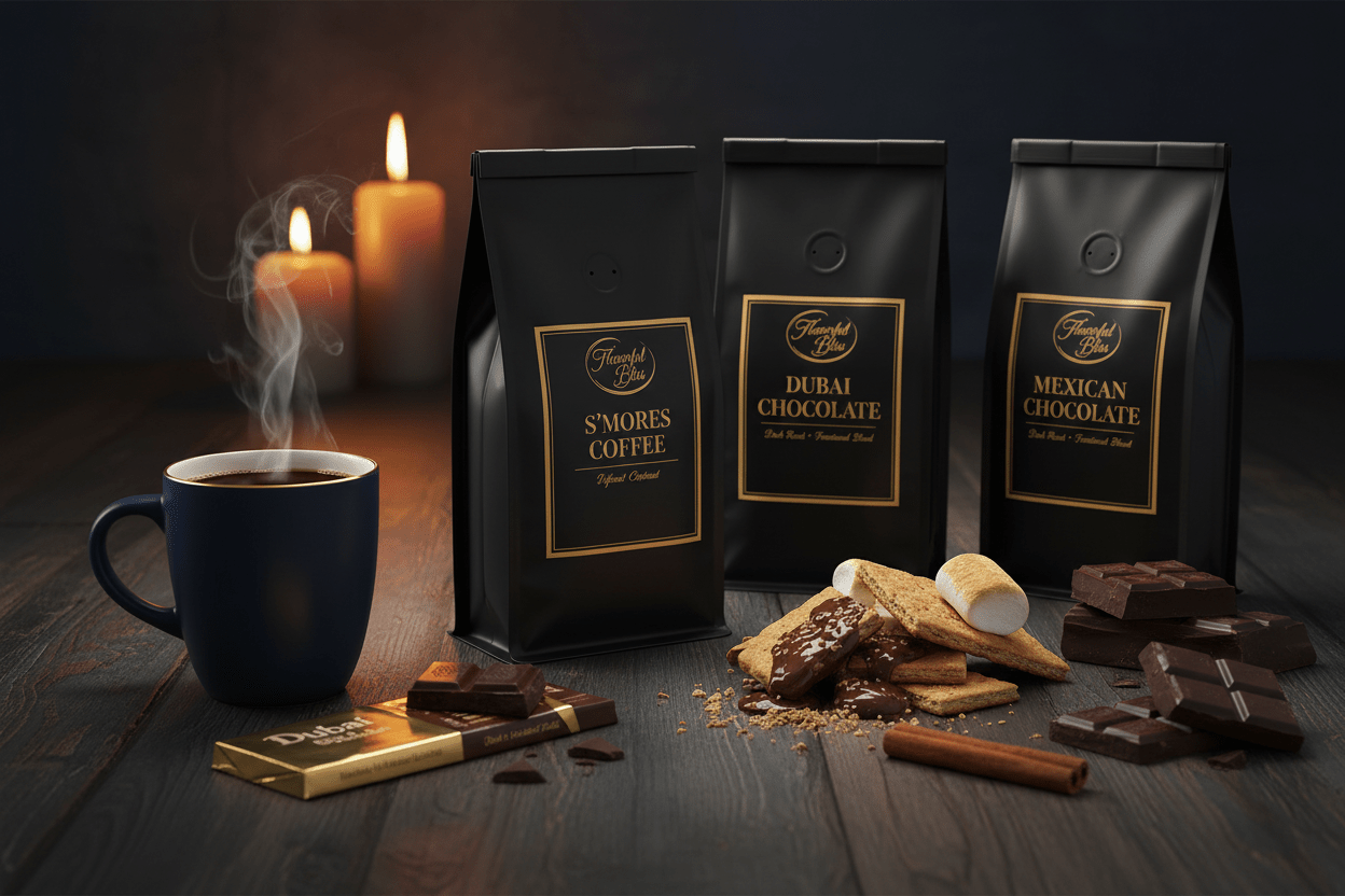The Chocolate Lover's Coffee Sampler | Flavorful Bliss Coffee Co. - Flavorful Bliss Coffee Company
