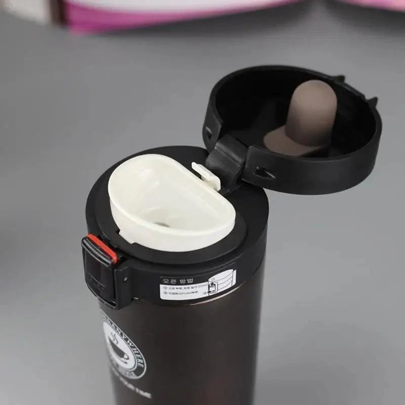 Stainless Steel Travel Coffee Mug – 380ml Insulated Thermos Tumbler